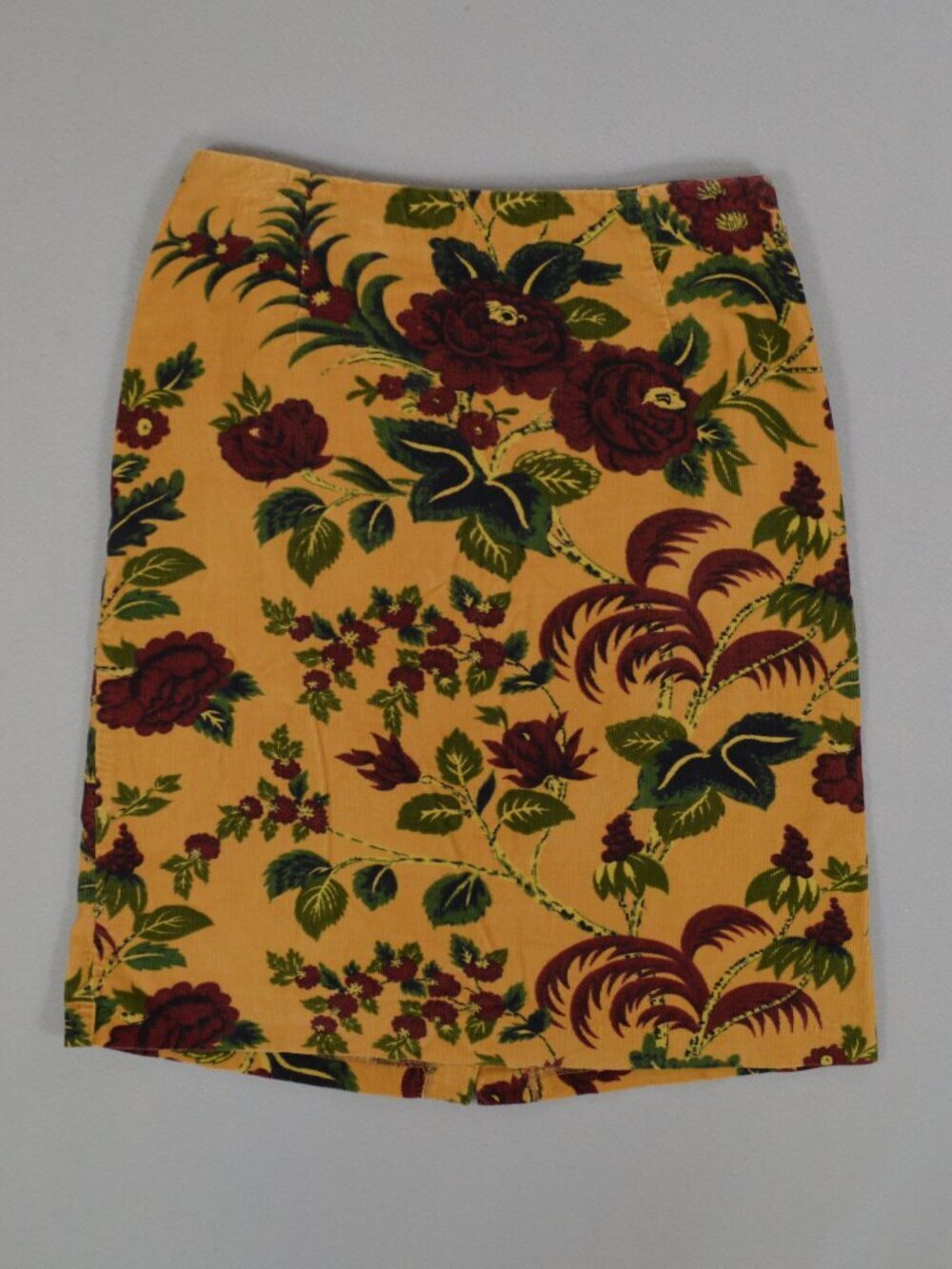 🌼 Bagatelle Floral Pencil Skirt Size 4 Yellow Cottagecore Midi - Picture 3 of 12